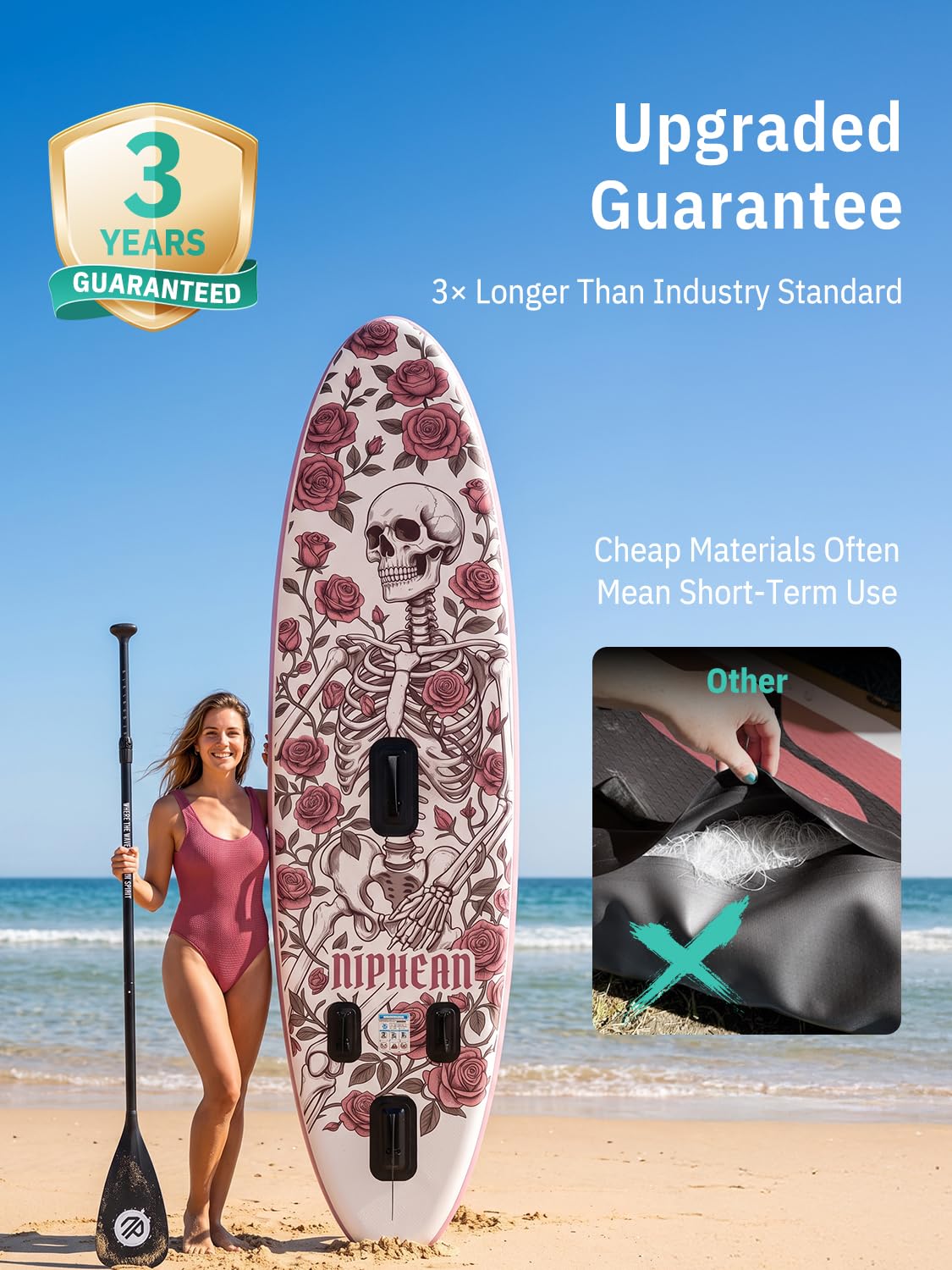 Amazon | Niphean 空気注入式スタンドアップパドルボード SUP